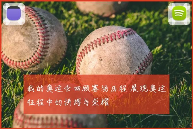 我的奥运会回顾赛场历程 展现奥运征程中的拼搏与荣耀